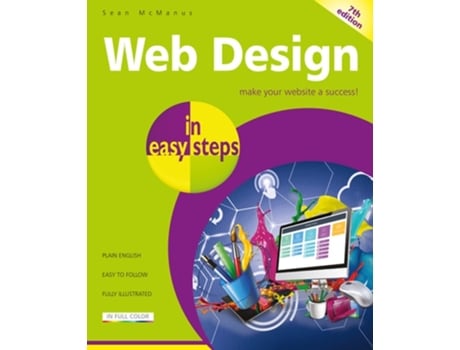 Livro Web Design in easy steps de Sean McManus (Inglês)