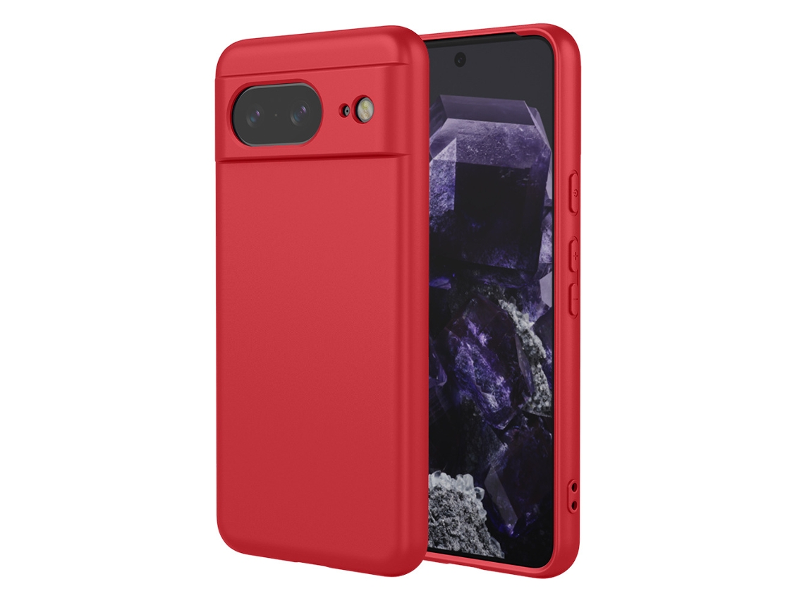 Capa Para Google Google Pixel 3xl Yuysan Silicone Líquido Vermelho