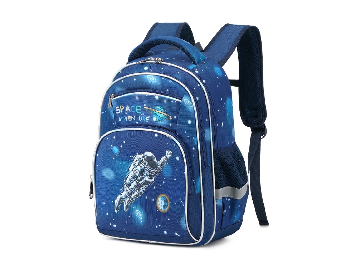 Mochila Infantil, Leve, Azul, Aulas