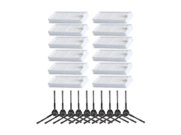 10 escova lateral + 12 filtro hepa para ilife v3 v3s v5 v5s v5s pro limpador