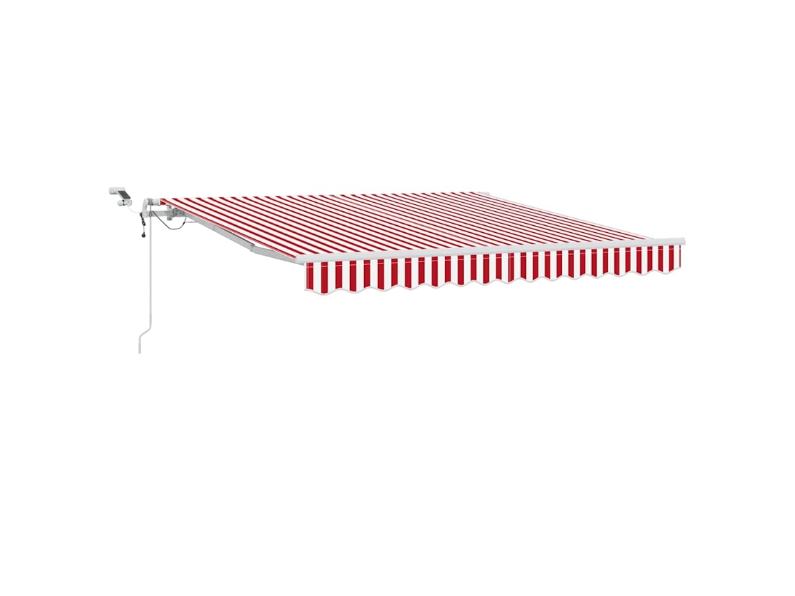 Conjunto 1 Tecido De Toldos Vidaxl Vermelho Poliéster (350 X 250 Cm)