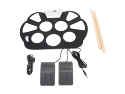 Bateria Eletrônica Plegável 9 Pads Com 2 Pedais W758
