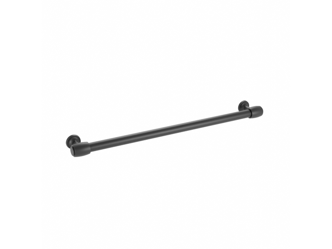 Conjunto de 6 Puxadores em Zamac com 320mm de centro, verniz preto mate HARDWAREXCHANGE