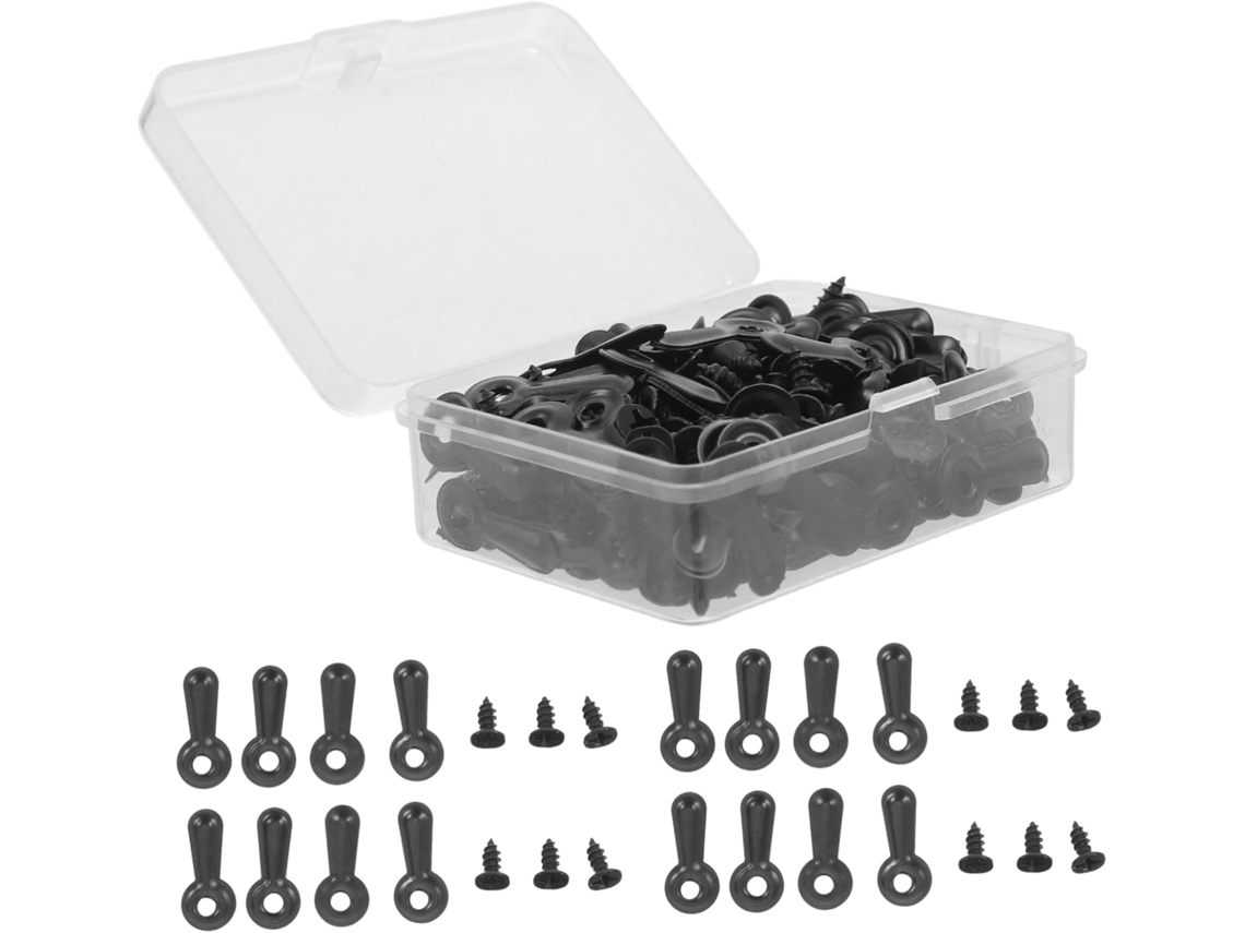 Cabilock Lote De 160 Boucles De Quadro Foto Em Metal Noir Com Design Arqué - Acessórios Para Quadros Fotos De