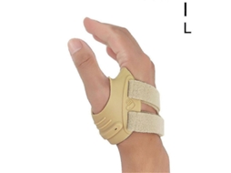 Apoio para Polegar com Órtese para Artrite Osteoartrite Alivio de Dor Mão Direita Cinza Tamanho L