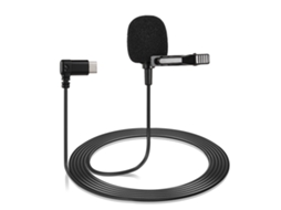 Micrófono Lavalier Para Sjcam Sj20 Y C200pro - Lapel Mic Compatible Con Cámara Deportiva
