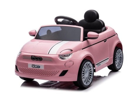 Carro Elétrico para Crianças FIAT 500E Rosa 0-6 Anos