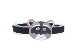 2026 lanterna Frontal para Niños com Design de Mapache 2 Modos de Iluminação Leve de Bateria Led Plástico