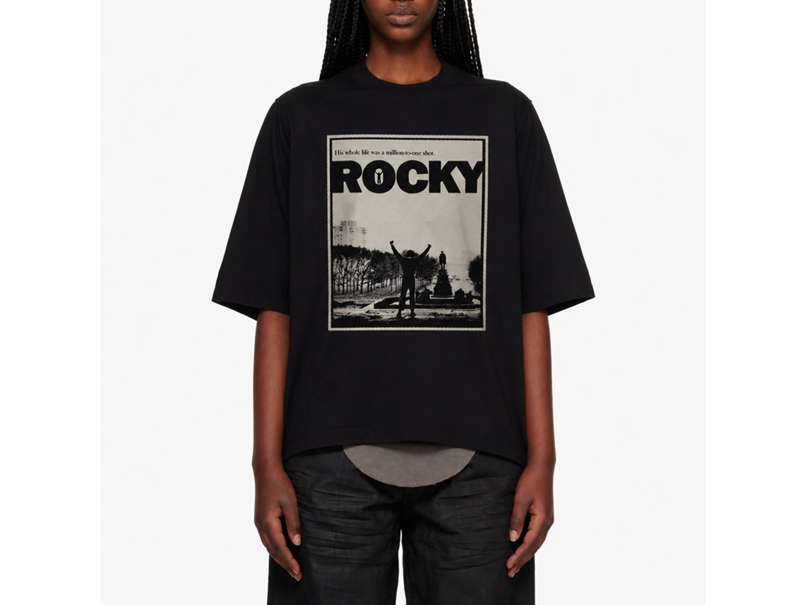 Rockinstone Rocky Movie Million To One Black Adult T-shirt Size:l