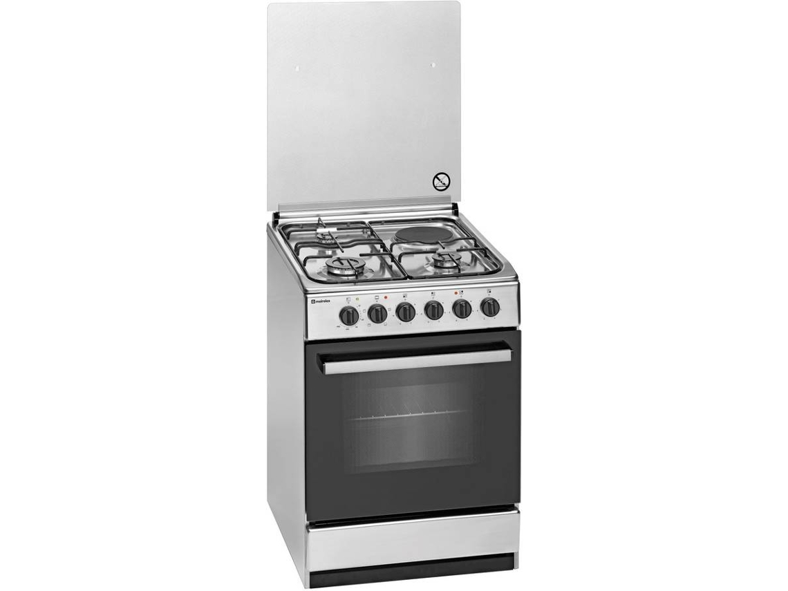 Fogão MEIRELES E 542X NA (59 L - Elétrico e Gás Natural - Inox)