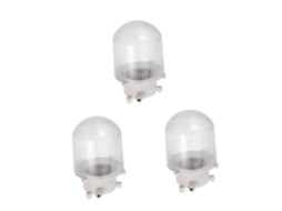 Conjunto De 3 Suportes Para Lâmpadas De Geladeira À Prova D'água Para Tetos Altos.