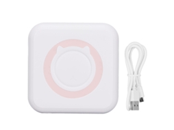 Impressora Portátil Mini 200dpi Sem Fio Sem Tinta Design Ergonômico Rosa Para Lar E Escritório