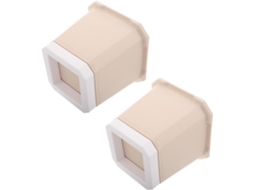 Yardenfun Conjunto De 2 Pés Elevatórios Para Móveis Resistentes Com Almofadas Antiderrapantes E Amortecedoras Ruído Cama