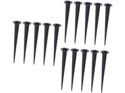 Conjunto De 15 Estacas Para Luzes De Jardim, Acessórios De Fixação Resistentes.