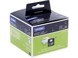 Etiquetas DYMO 36 x 89 mm (Transparente)