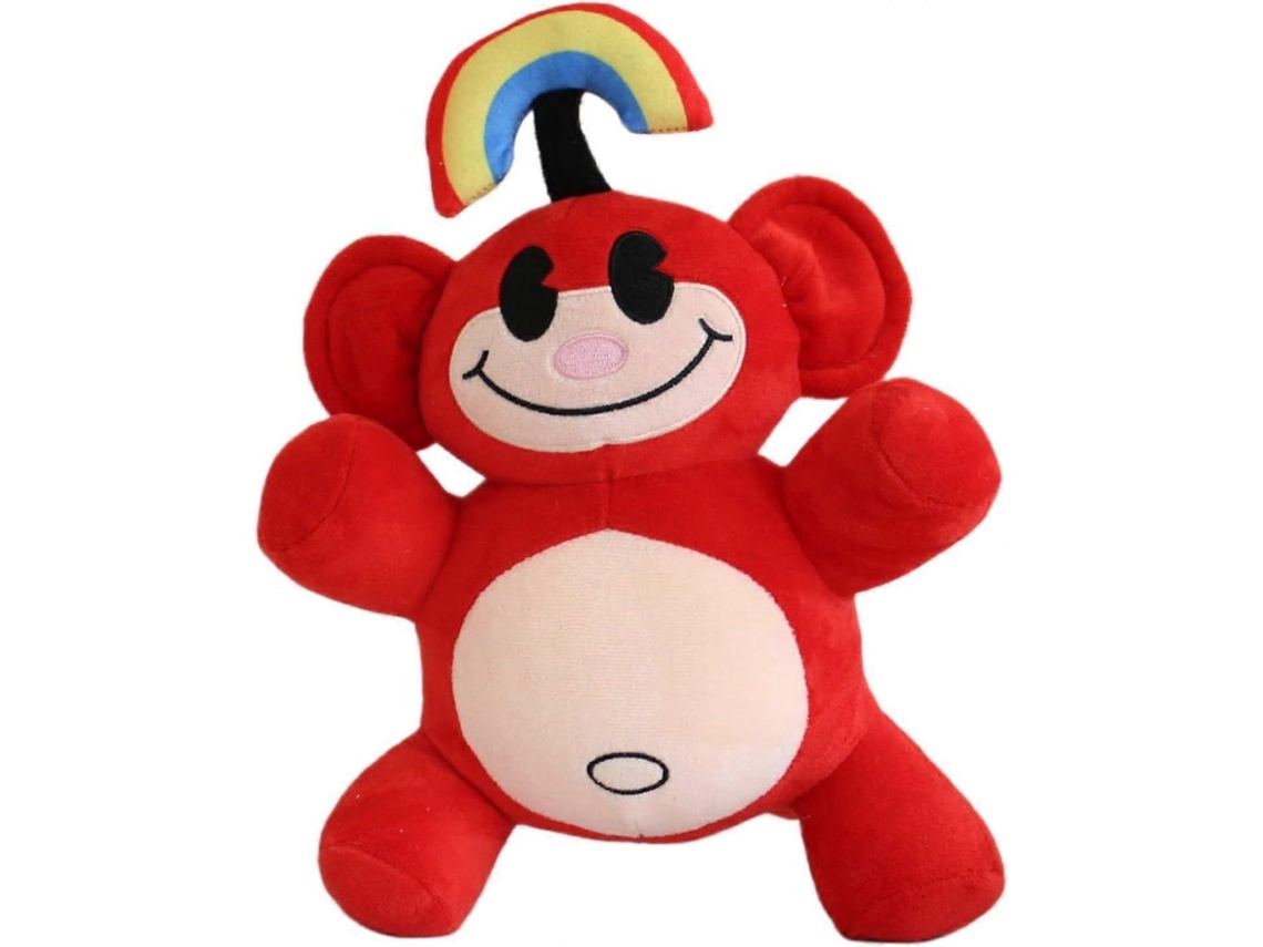 Macaco Arco-íris Vermelho De Pelúcia, Para Brinquedo E Presente