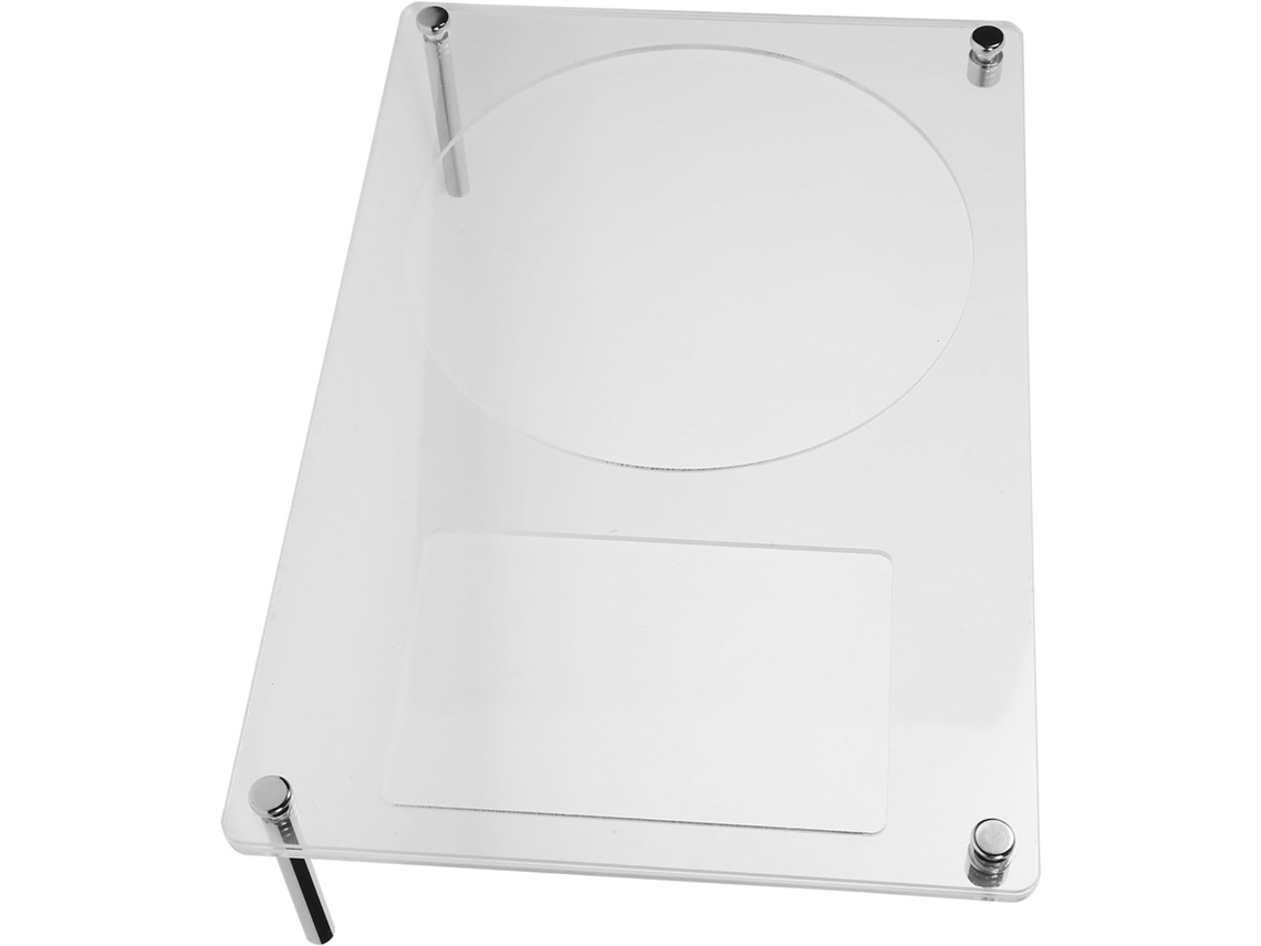 Suporte Para Cds Em Acrílico Transparente, Elegante E Estável.