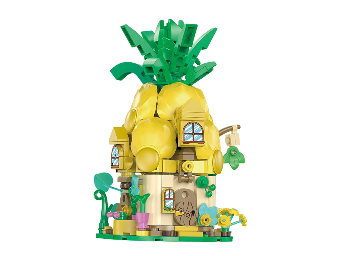 Kit De Blocos De Construção Formato Fruta Conjunto Casa De Montar