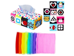 Ats caixa de Guardanapos para Bebês Brinquedo Sensorial Educatsivo Aprendizagem Pré escolar Presente para Crianças Bebês