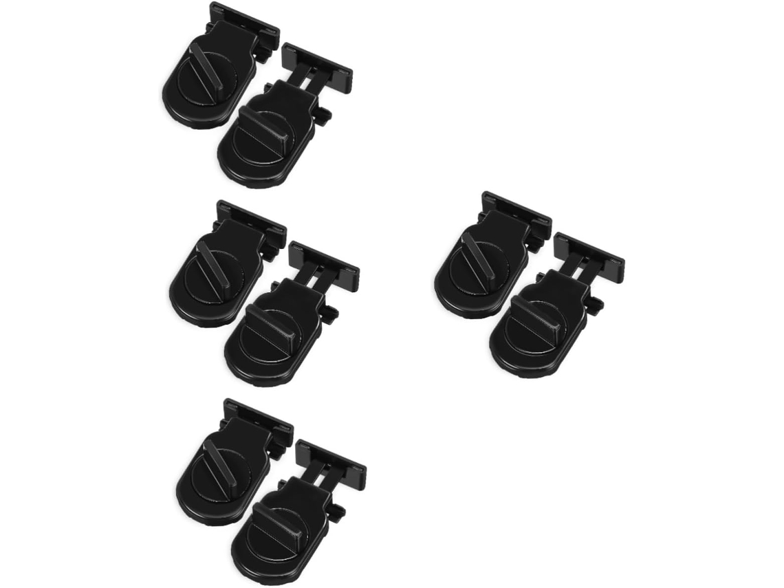 Travas De Janela Ajustáveis Tofficu, Almofadas De Proteção Segurança E Instalação Deslizante, Resistentes, 2 Peças X 4