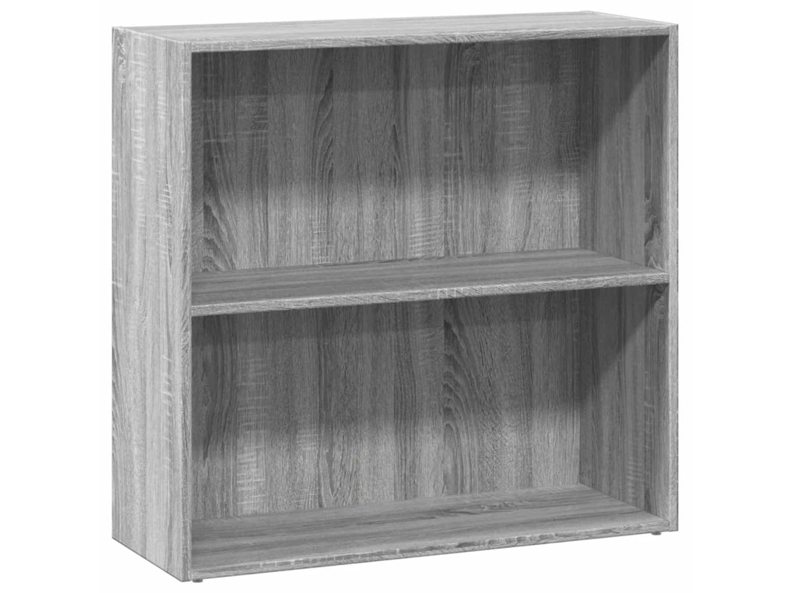 Bookcase, Bookcases Vidaxl Cinzeto Madeira Processada (n/a)