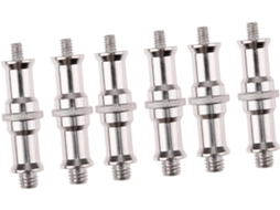 Conjunto de 3 Adaptadores Macho com Rosca de 1/4" para 3/8" para Suportes de Iluminação . SFUSHOS (2 Peças X 1 Unidade)