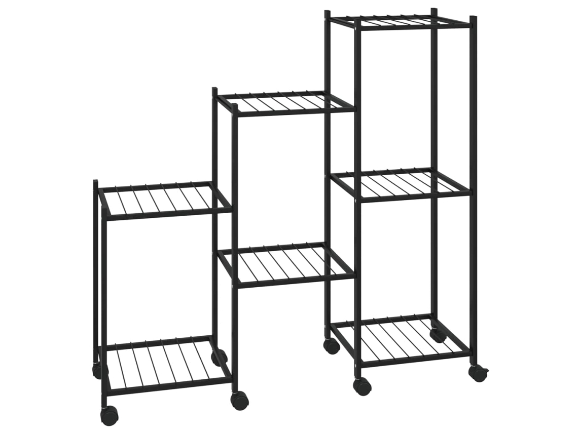 Flower Stand, Flower Stands Vidaxl Preto Ferro (n/a)