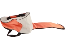 Bolsa para guardar motosserra e cortador de grama em tecido Oxford com altura para ombro, laranja.