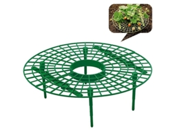 Bolsas De Plástico Para Plantio De Morangos Suporte Para Crescimento 10pcs Verde