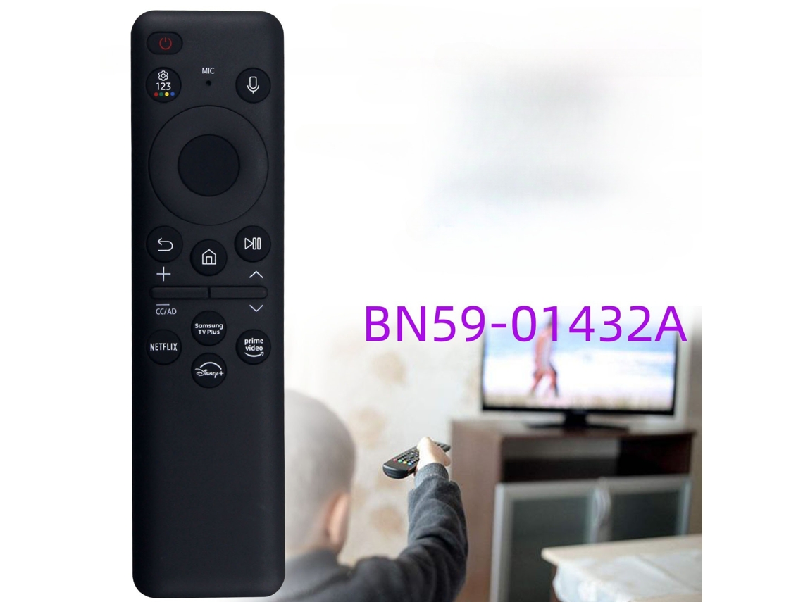 Comando de Tv para Samsung Bn59 01432a Alimentado por Bateria com Controlo de Voz XIAOMOYU