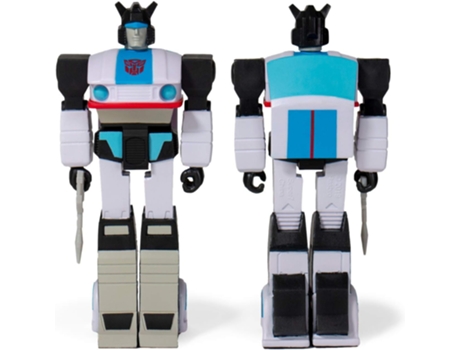 Super 7 Transformers Jazz Figure Reaction Colorido