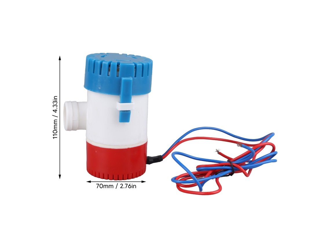 Laxiscreed Bomba De Escoamento 12v Dc Semi-automática Para Barcos E Embarcações