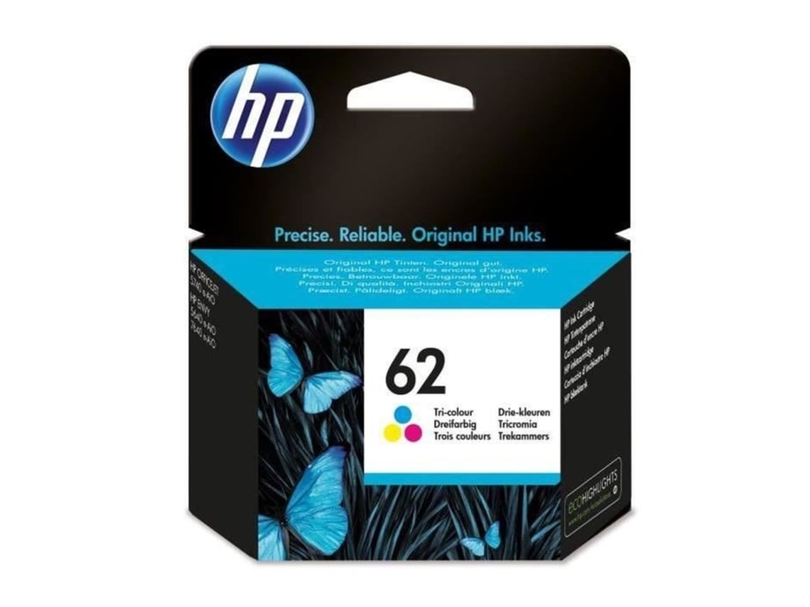 Tinteiro HP 62 Tricolor (C2P06AE)