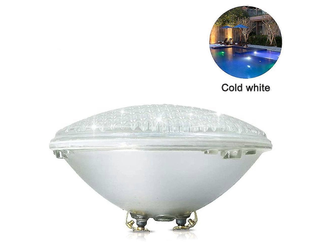 Refletor subaquático LED PAR56 para piscina Rebe, 18W 12V AC/DC, à prova d'água IP68, 1000 lúmens, branco e frio.