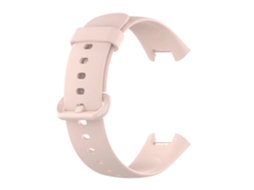 Pulseira De Relógio Lurelia Para Redmi Watch 1 Lite De Substituição Em Silicone De Cor Sólida Rosa Claro