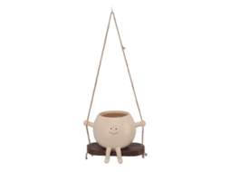 Vaso Hanging Swing Face De Resina Para Plantas Succulent