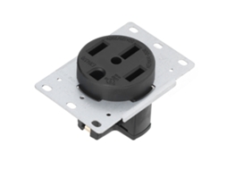 Receptáculo Industrial Nema 14-50r Padrão Us, 4 Furos, 50a, 125v/250v
