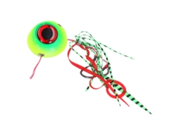 Isca Artificial de Pesca Aço Carbono 3d 150g Amarelo Verde