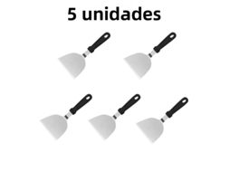 Grelha e Pá MDUG em Aço Inoxidável, tipo B, 5 peças