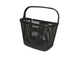 Cesto frontal de plástico para bicicletas KLICKFIX lamello 12L