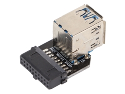 Adaptador Usb 20 Pinos Para Conector Conversor De Computador Com Boa Condutividade Dual Usb3.0/3.1