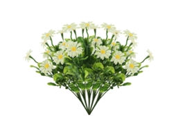Flores De Margaridas Artificiais Resistentes A Uv Plantas Artificiais Para Decoração Rural Interna E Externa