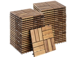 Baldosas Para Terraços Tabula 12 Lâminas Tectake