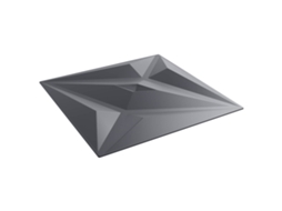 Vidaxl Painéis De Parede 12 Pcs Cinza Estrela 50 X 50 Cm Espuma Xps