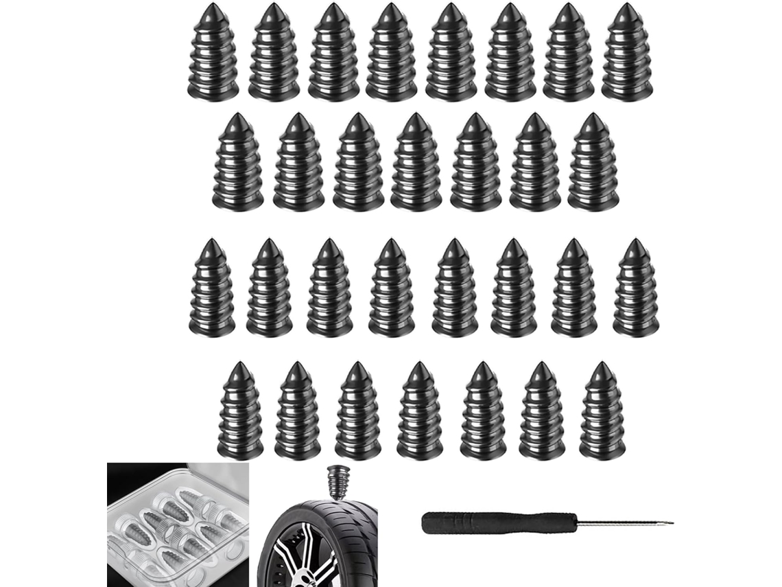 Conjunto De 30 Pregos Para Reparo Pneus Cb500x, Parafusos Borracha Furos (15