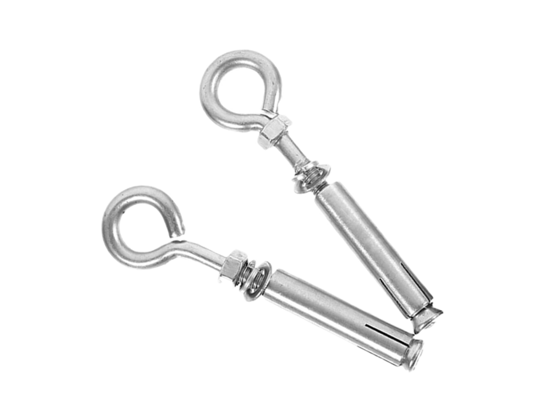 Buchas De Parede Amosfun Em Aço Inoxidável Com Parafuso (2 Peças) Para