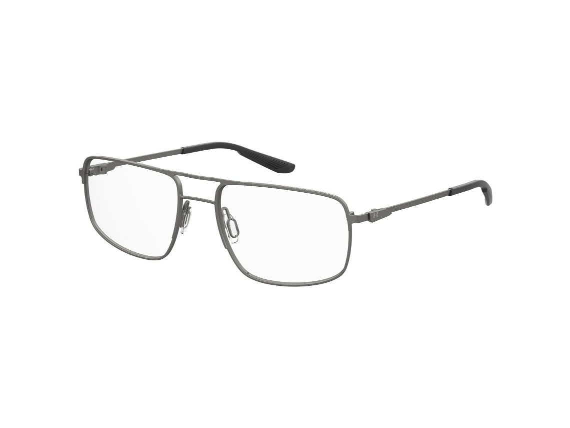 Armação de óculos de grau Under Armour UA-5007-G-R80F518 masculina (cinza - metal - 140 mm - Ø 55 mm)
