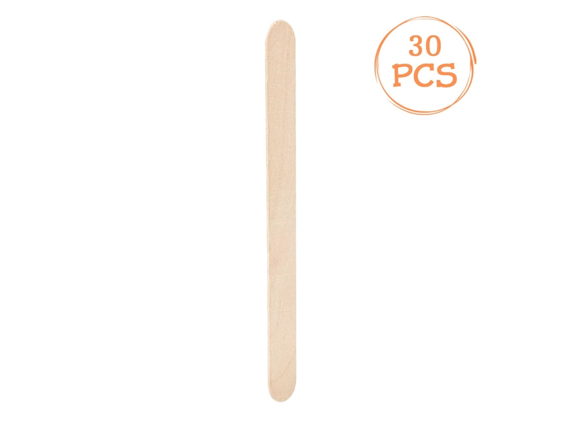 30 Unidades 20x2cm Cor Natural Madeira