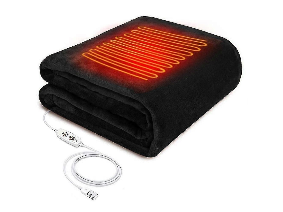 Manta Térmica Elétrica Usb 45x80cm, Lavável, Com 3 Níveis De Aquecimento E Função De Temporizador. Olysi Shop
