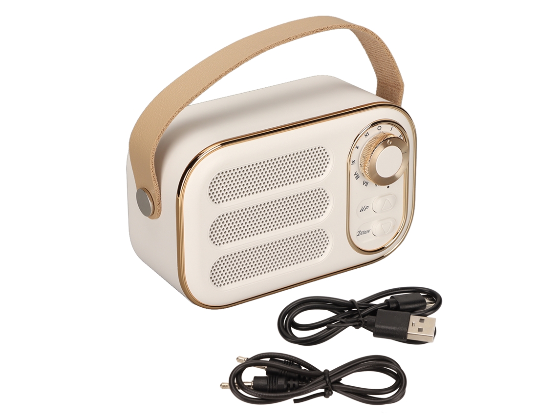 Altifalante Bluetooth LAXISCREED Branco Bateria Interna